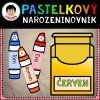pastelkový narozeninovník