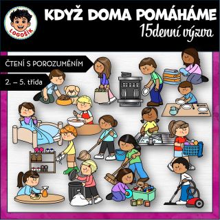 Spouštíme 15denní výzvu: Když doma pomáháme Každý den jeden krátký příběh ze skutečného dětského světa. Každý den čtení s...