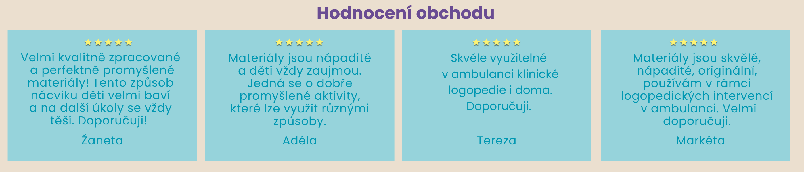 Hodnocení obchodu