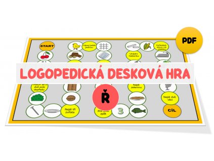 Logopedická desková hra Ř