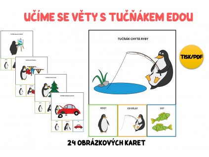 učíme se věty s tučnákem edou logotoc.cz