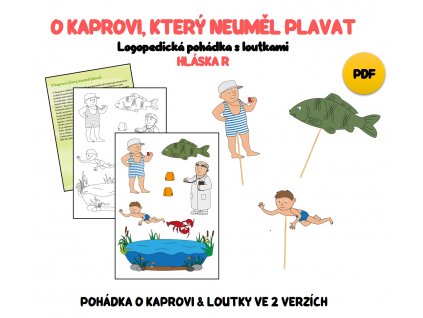 O kaprovi, který neuměl plavat logopedická pohádka hláska R