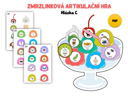 zmrzlinková artikulační hra logotoc.cz
