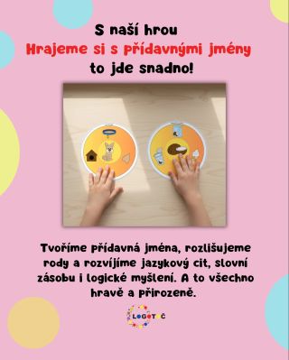 🎨 Tvoření přídavných jmen nemusí být nuda! Hra Hrajeme si s přídavnými jmény pomáhá dětem rozvíjet jazykový cit, slovní...