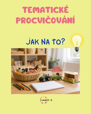 🌾 CO KDYBY JEDNO TÉMA STAČILO NA CELÉ LOGOPEDICKÉ PROCVIČOVÁNÍ? Nemusíte každý den vymýšlet úplně jinou aktivitu. Vyberete...