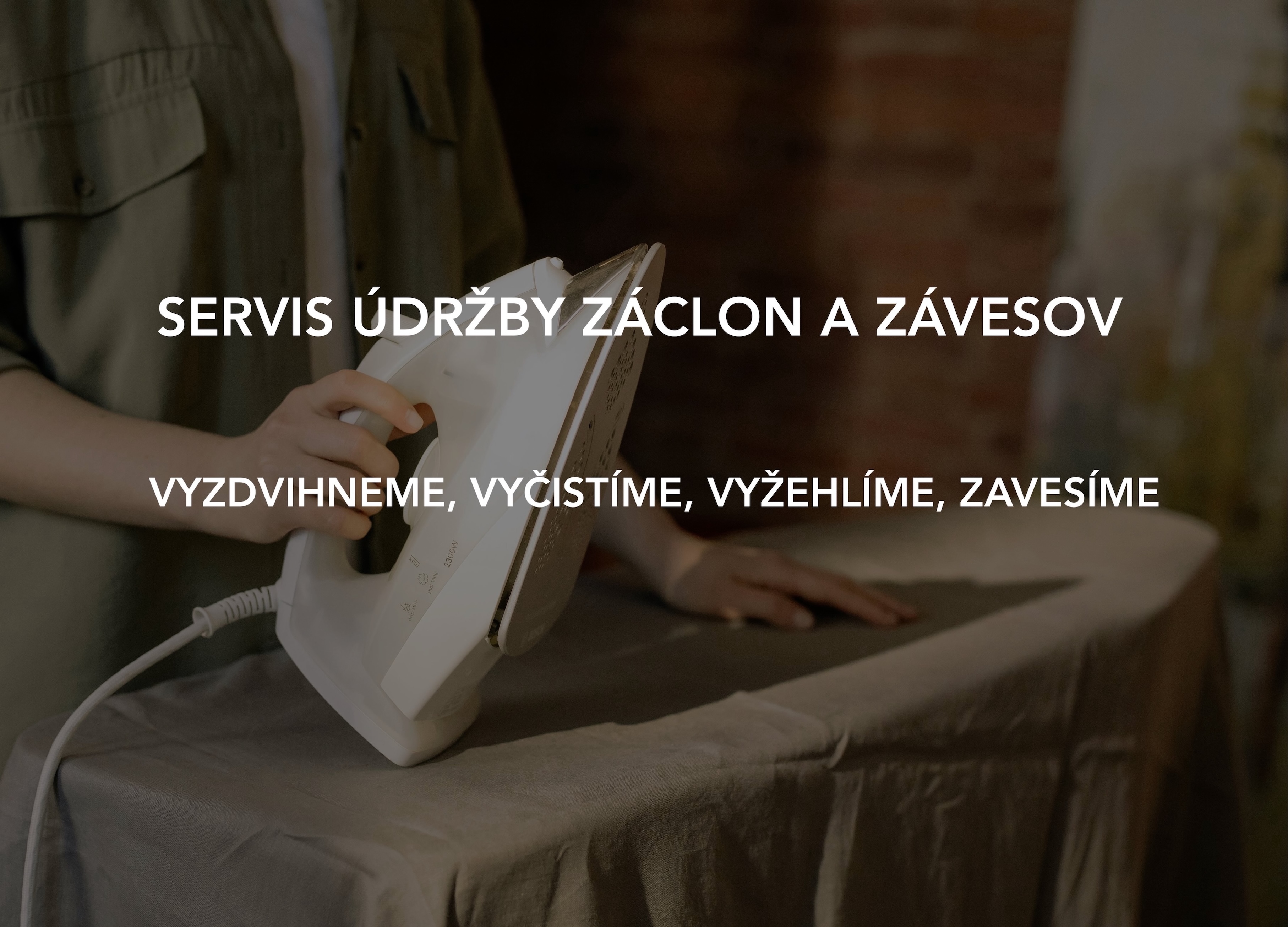 Servis údržby záclon a závesov