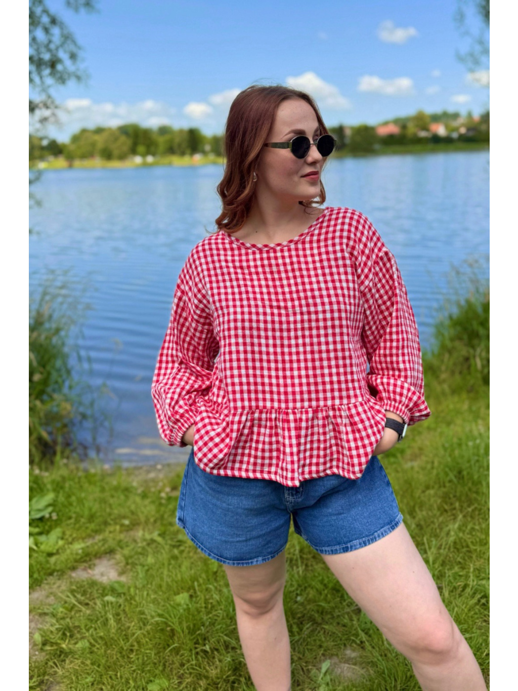 Letní top Iris z mušelínu