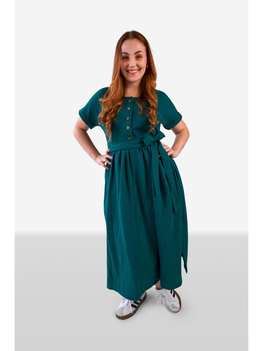 Mušelínové šaty Adele - dlouhé