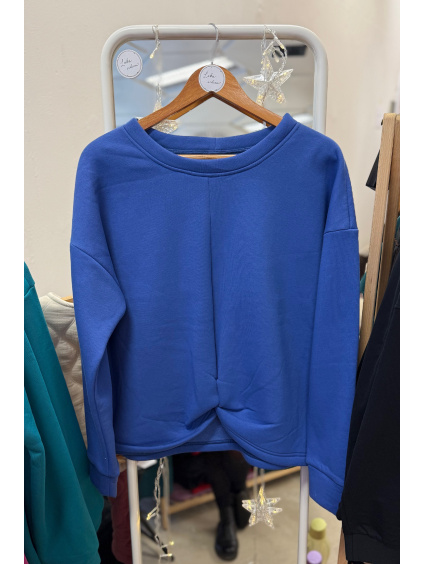 Teplejší mikina s proplétáním