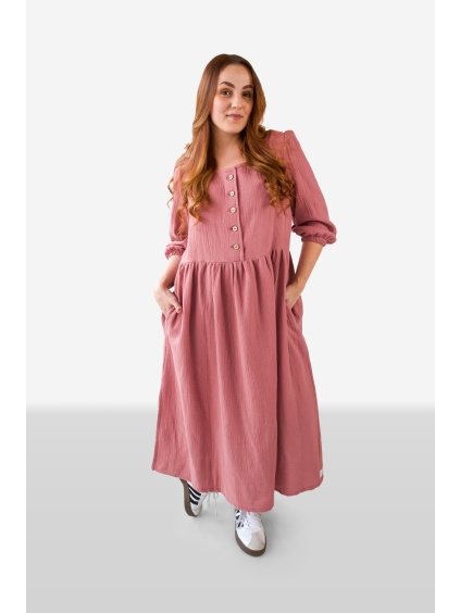 Mušelínové šaty Adele - dlouhé