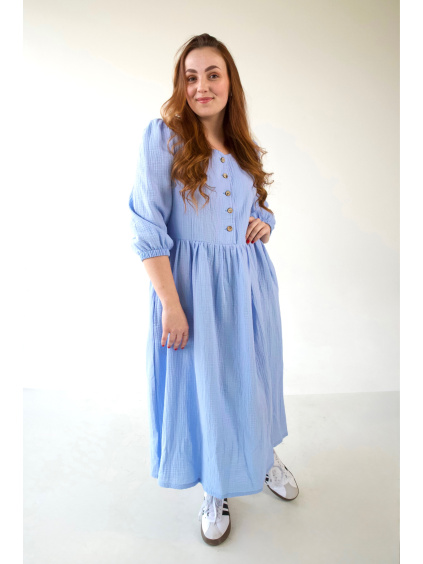 Mušelínové šaty Adele - dlouhé