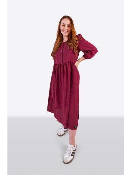 Mušelínové šaty Adele - dlouhé