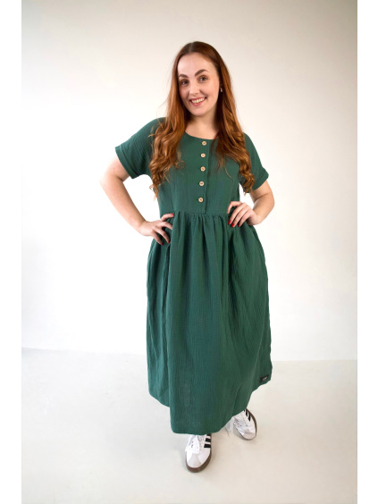 Mušelínové šaty Adele - dlouhé