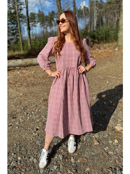 Mušelínové šaty Adele - dlouhé