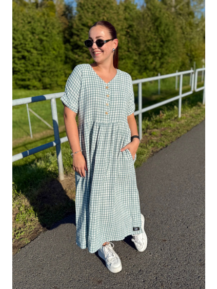 Mušelínové šaty Adele - dlouhé