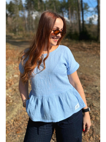 Mušelínový top Iris