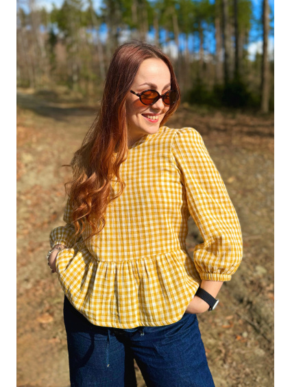 Mušelínový top Iris