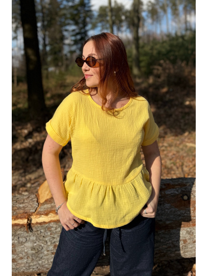 Mušelínový top Iris