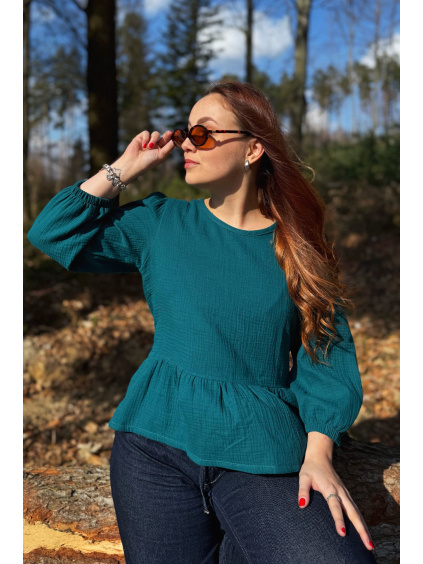 Mušelínový top Iris