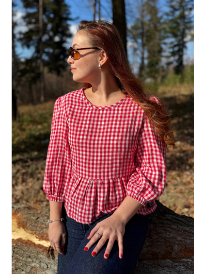 Mušelínový top Iris