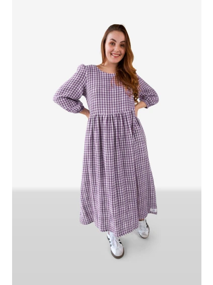 Mušelínové šaty Adele - dlouhé