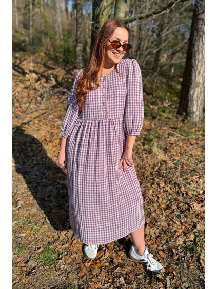 Mušelínové šaty Adele - dlouhé