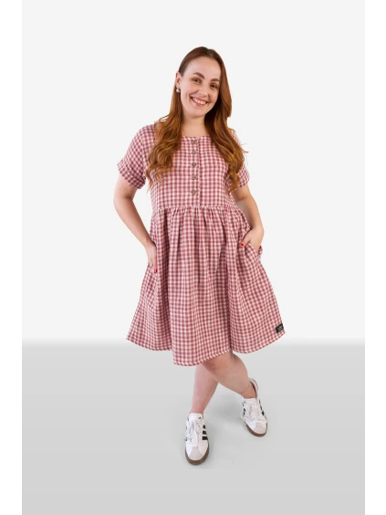 Mušelínové šaty Adele - krátké