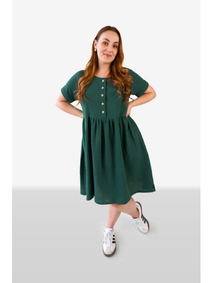 Mušelínové šaty Adele - krátké