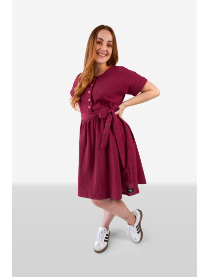 Mušelínové šaty Adele - krátké