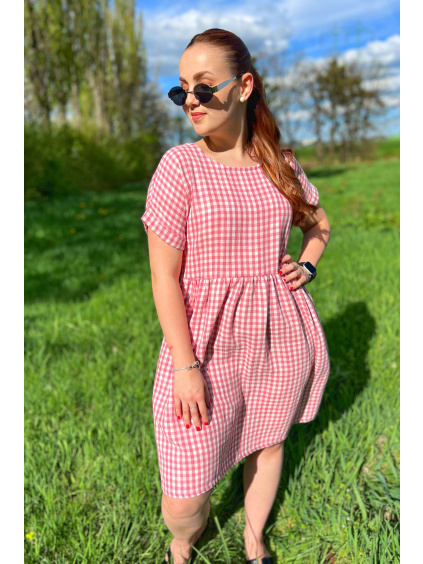 Mušelínové šaty Adele - krátké