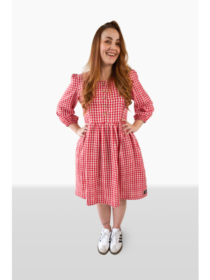 Mušelínové šaty Adele - krátké