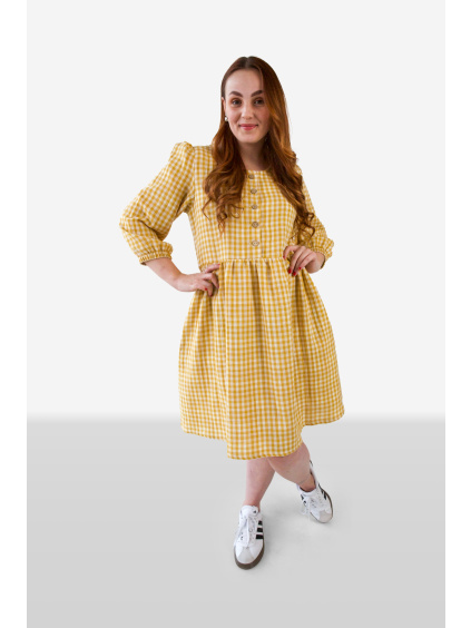 Mušelínové šaty Adele - krátké