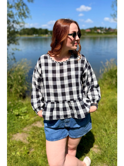 Letní top Iris z mušelínu - varianty