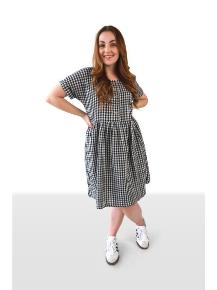 Mušelínové šaty Adele - krátké