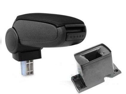 Loketní opěrka VW PASSAT B5 - plastový adaptér (Materiál Textilní potah opěrky, Barva Černá barva)