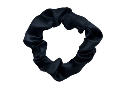 Midnight 🖤  Saténová gumička pro jemné a chráněné vlasy