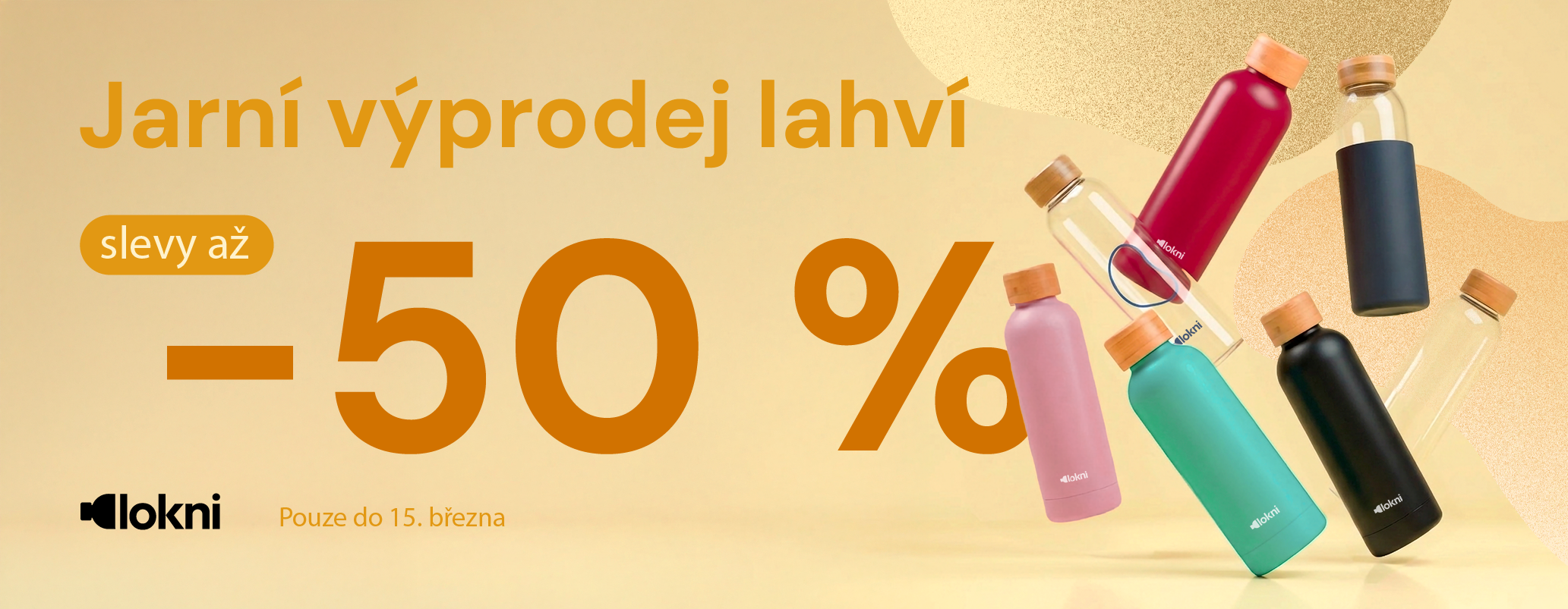 Jarní výprodej láhví