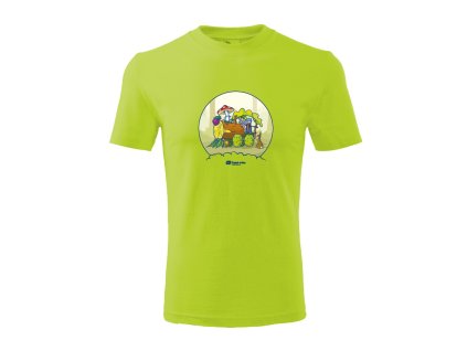 Dětské triko zelená houba (Velikost 6)