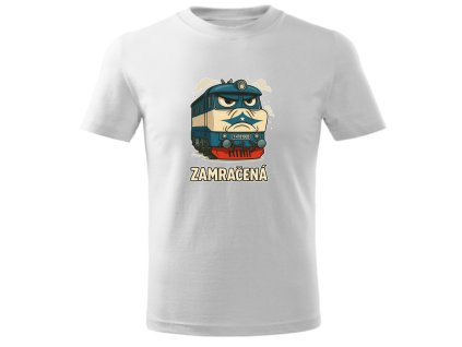 vtipná trička ZAMRAČENÁ bílé