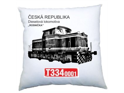 Rosnička polštářek černobílý