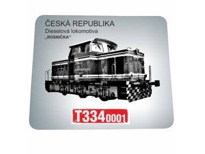 Rosnička podložka pod myš černobílá