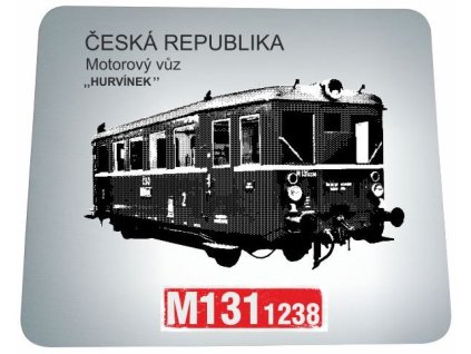 Podložka pod myš Hurvínek černobílý