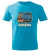 vtipná trička PRASÁTKO tyrkys