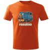 vtipná trička PRASÁTKO oranžové