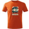 vtipná trička ZAMRAČENÁ oranžové