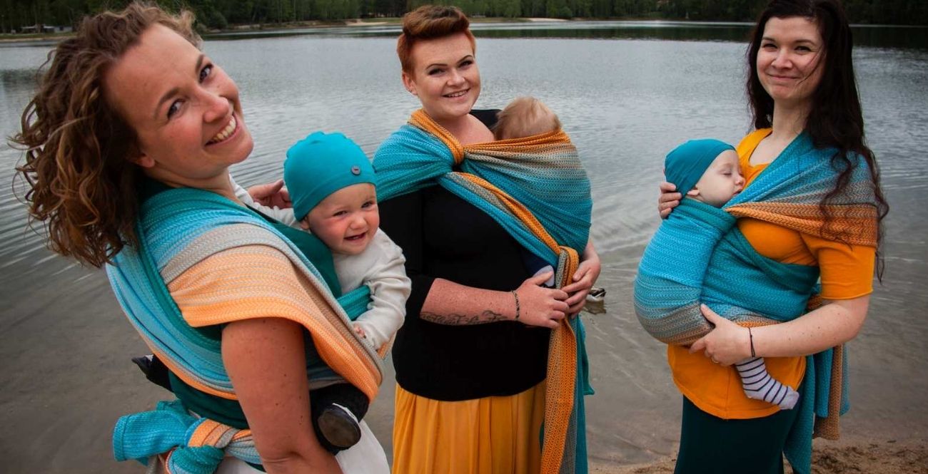 Sunrise Motion - babywearing wraps Loktu She