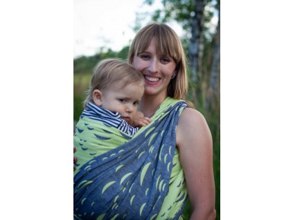 Vltava Meander - babywearing wrap