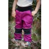 Baby softshell pants - raspberry