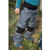 Baby softshell pants - blue-gray