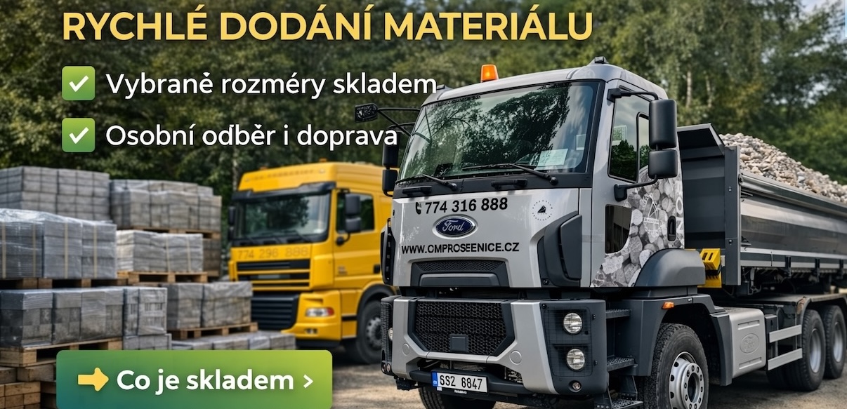 Rychlé dodání materiálu